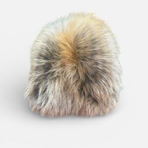 Genuine Fox Fur Hat Red Brown Tan Fur Excellent Condition Maximillian Brand